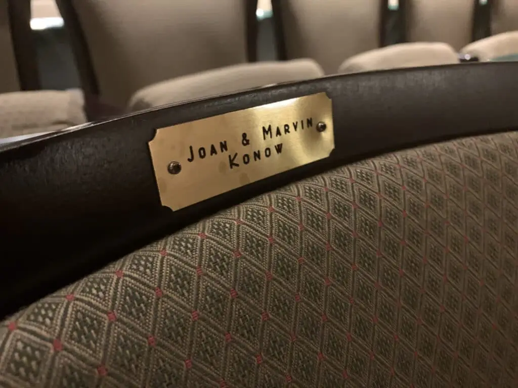 Dedicated Seat - Sunrise Theatre